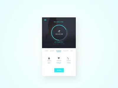 DailyUI #40 Workout Tracker