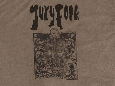 Jury Folk t-shirt commission folk printing screen print shirts woodblock