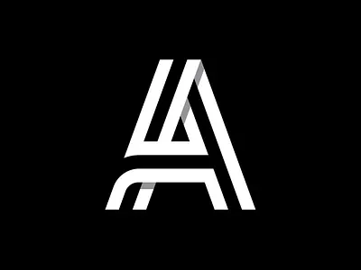 Letter A letter letter a logo logotype mark monogram symbol typography