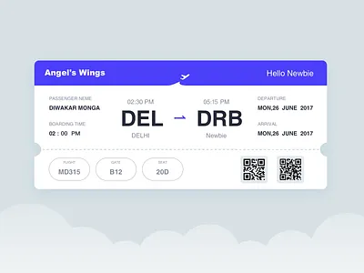 #UI030 Air tickets interface ui