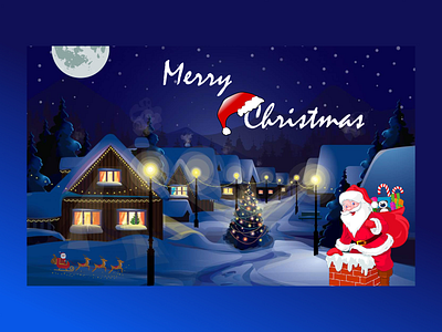Merry Christmas art dribbble best shot figma gifts illustrator cc merry christmas photoshop poster art santa claus ui ux design user experience design user interface design