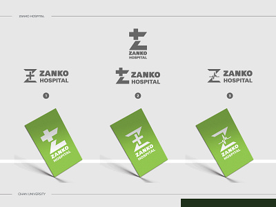 zanko hospital logo android aplication app branding design graphic icon illustration ios logo minimal mockup typography ui ux