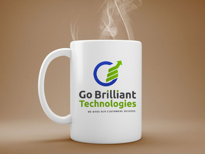 Go Brilliants Logo branding design illustrator logo design typography ui ux vector web deisgn