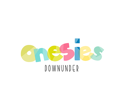 Onesies Downunder Logo Design branding cute art design logo logo design vector