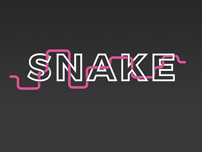 Snake amy design illustration mason pilgrim smulders snake type art