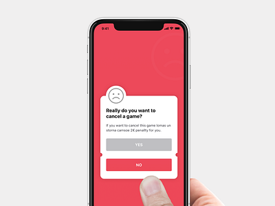 Alert window action alert cancel delete event game mobileapp modal popup red sport