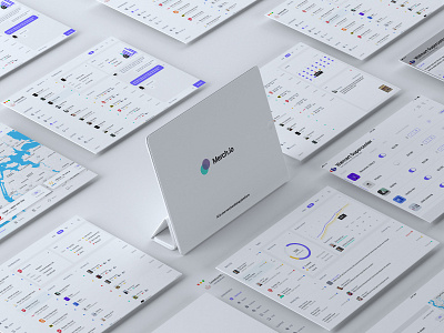 Merch.io - App and Website admin panel adobe xd agents chat dashboad ipad maps merchandising platform statics stores tablet