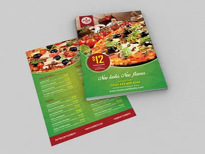 Pizza Restaurant Menu Flyer business cafe clean editable flyer food food list hotel menu psd psd template resorts restaurant restaurant flyer template restaurant menu design simple take away