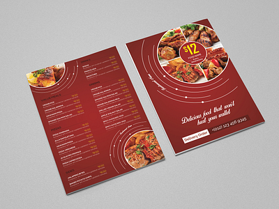 Elegant Restaurant Menu Flyer business cafe clean editable flyer food food list hotel menu psd psd template resorts restaurant restaurant lyer template restaurant menu design simple take away