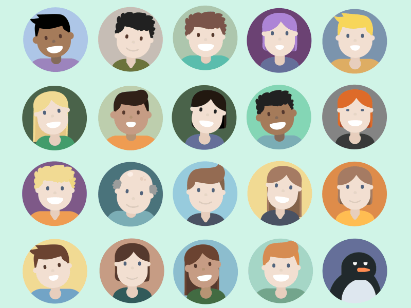 People animation after effects animation afx animation explanatory video penguin people