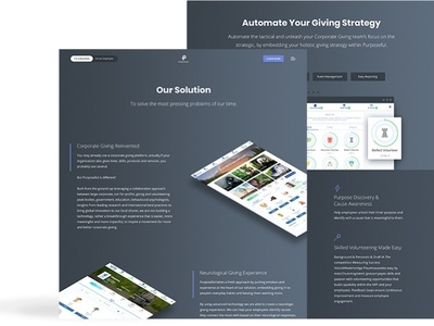 Website design for a SAAS dark theme sketch ux ui webdesign