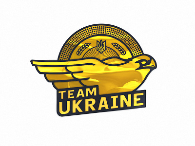 Dota 2 Team Ukraine 2018 Refined logo design dota2 esports illustration logo team typography ukraine vector