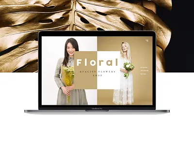 FLORAL ONLINE SHOP branding creative arts ecommerce uidesign web design website