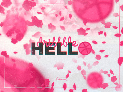 Hello Dribbble ! dribbbble dribbble invite dribble hello dribble hello world invite