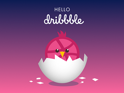 Hello debut design illustration vector