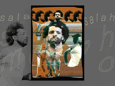 Mohamed Salah. artwork creative design football graphic illustration liverpool mohamed poster salah