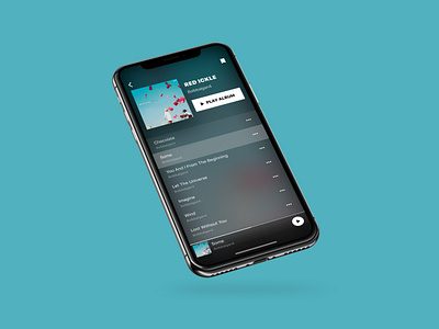 Music Streaming (Figma) artist audio blur design figma flat gradient illustration iphone kpop listen minimal music music album music app sketch song stream vector