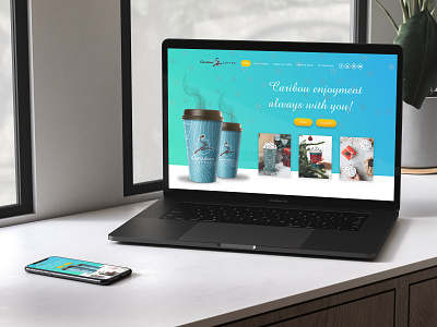 Caribou Coffee Home Page Redesign design flat home page design landing page mobile ui ui ux design ui designer uiux userexperience userexperiencedesign userinterface userinterfacedesign ux web web designer website website design