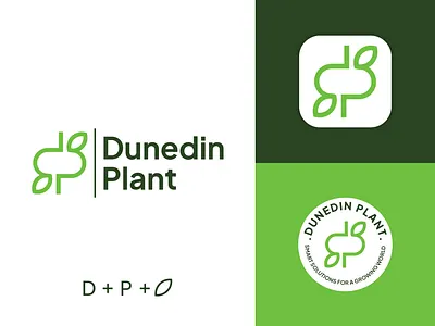 Dunedin Plat - Home and Garden Logo Design branding d logo design flower logo freen logo garden logo home and garden logo icon idenntity leaf logo leaves logo logo logo design logotype natural logo nature logo organic logo p logo plant logo tree logo