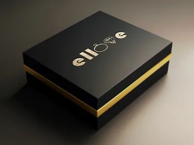 Ellove Logo Design - A Symbol of Luxury & Elegance branding creativelogo elegantdesign graphic design logo logo design luxurylogo minimalistlogo typographydesign