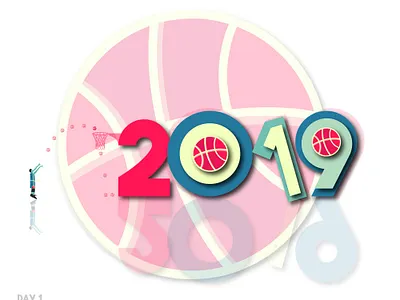 Happy new Year 2019 2019 adobe adobe illustrator behance character dribbble dribbleartist flat happy new year illustration typography vector
