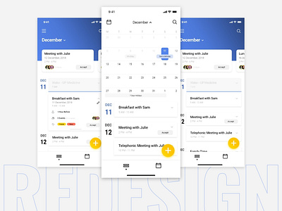 Google Calendar - App Re-Design app design design google calendar re design typography ui design ui ux ui ux design