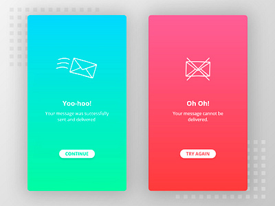 Messanger app design flat illustration ui ux web