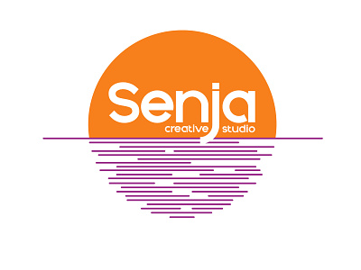 SENJA LOGO logo logo design sunset