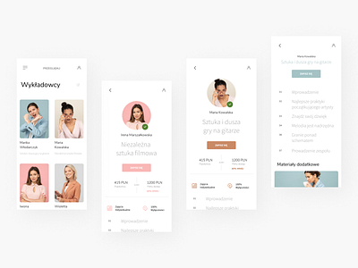 Learning platform app app concept app design dailyui design interface interface design landing page landingpage minimal mobile mobile app mobile app design ui ux visual visualdesign web webdesign website