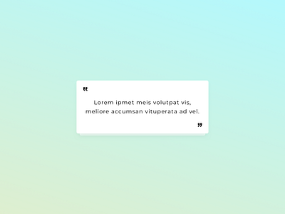 Daily UI Challenge #039 - Testimonials app dailyui design gradient color ui