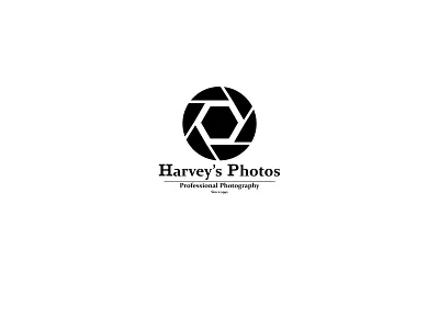Harvey's Photos branding design flat illustration logo logodesign logodesigner logodesigns minimal minimalist