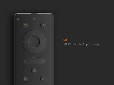 Mi TV Remote App Concept android app branding controller controllers design ios mi remote smart smart tv tv ui xaiomi