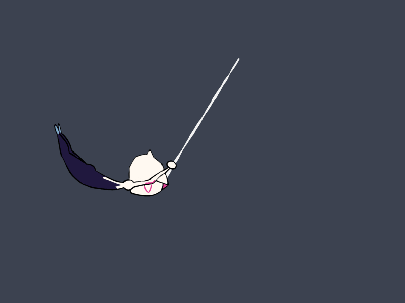 Spider-Gwen Swinging 2d animation framebyframe free photoshop action loop procreate spidergwen spiderman swinging