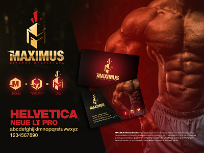 Maximus Fitness branding design identity logo