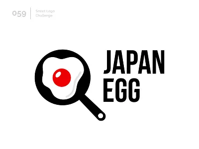 59/100 Daily Smart Logo Challenge 100 day challenge 100 day project abstract egg japan japanese logo logo challenge modern red sun