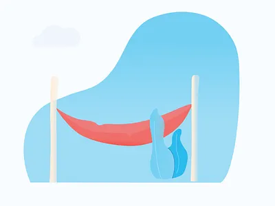 Vacation blue design illustration vacation vector