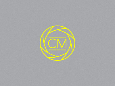 Callaghan Media Logo design flat lens logo simple