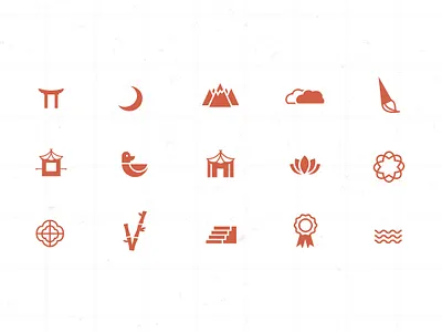 Master-of-Nets Garden Icons asian china chinese classical gardens clouds duck icons lotus master of nets garden moon mountains paint brush pavilion ribbon suzhou suzhou china