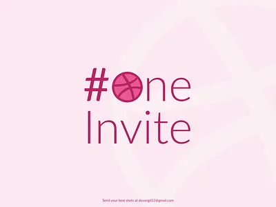 One Dribbble Invite Giveway art dribbble dribbble ball dribbble best shot dribbble invitation dribbble invitations dribbble invite dribbble invite giveaway dribbble invites giveway icon illustration invitation mockup invite design invite giveaway logo typography ui ux vector