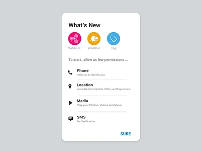 Permission design dialogue new features permission ui