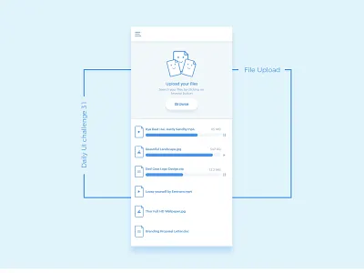 File Upload #dailyui challenge 31 app design daily ui graphic design illustration photoshop ui uiux ux