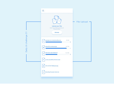 File Upload #dailyui challenge 31 app design daily ui graphic design illustration photoshop ui uiux ux