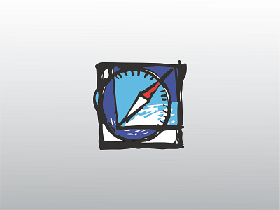 SAFARI ICON cubism icon artwork icongraphy illustration illustration design iphone safari