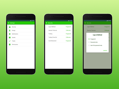 Settings Screen - Daily UI Challenge #007 android design challenge settings ux