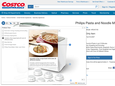 Mosaic on Costco design e commerce engagement shopper experience uiux webcollage