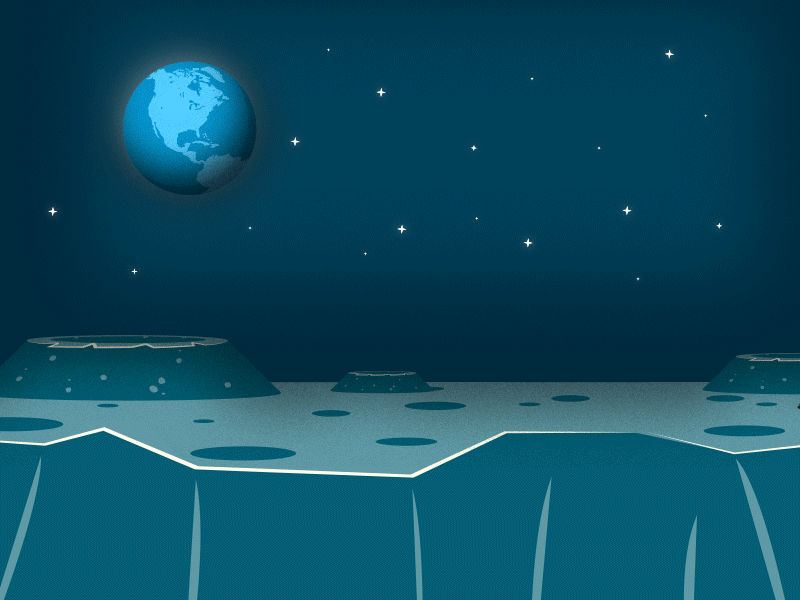 Moonwalker 2d aftereffects alien animation billiejean character dance design dribbble earth grain legend michaeljackson mj moon moonwalk planets smoothcriminal stars