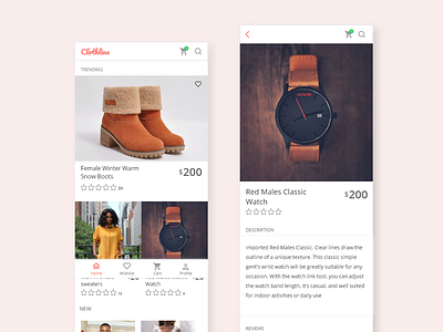 Ecommerce app app design mobile ui uidesign ux