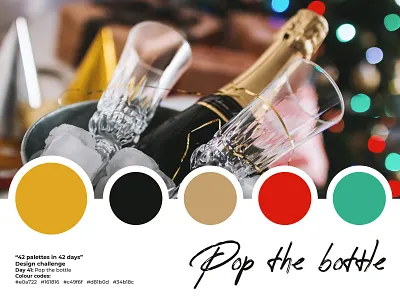 Design Challenge - 42 palettes in 42 days | Day 41 42 42 days 42 palettes 42 palettes in 42 days adobe illustrator cc beige black color color palette colour palette daily challenge design challenge designchallenge dribbble design challenge free resource gold green red scarlet yellow