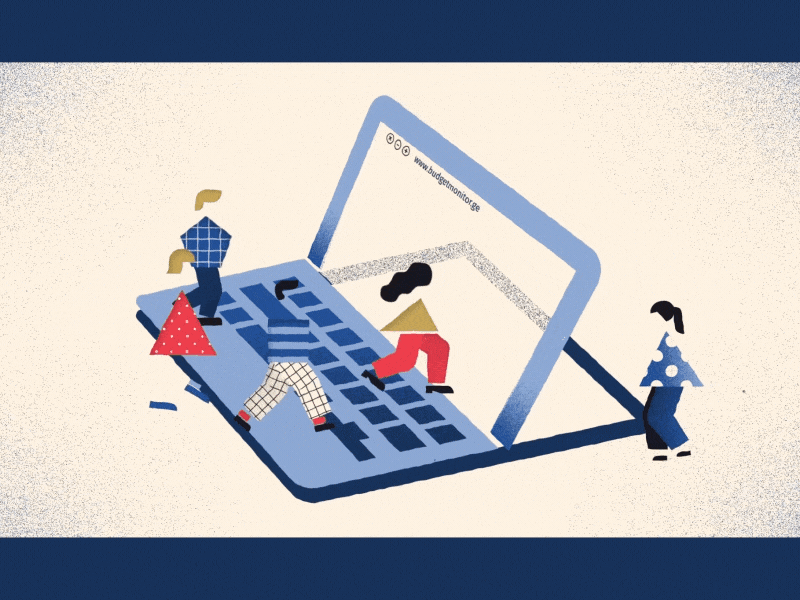 World Bank Explainer anano miminoshvili animation budgetmotinor character animation cool cute flat illustration laptop modern motion design oto texture transition walking cycle world bank