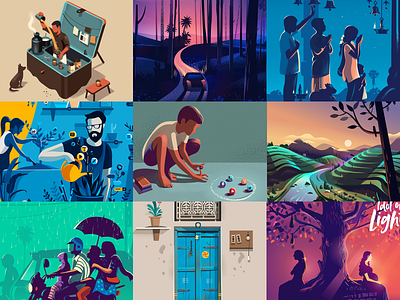 Best of 2018 best 9 best design best of 2018 collection culture editorial heritage illustration landscape product illustration series story